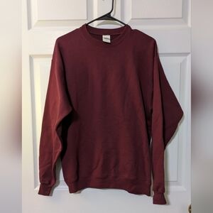 Hanes Men's Burgundy Crewneck Sweater